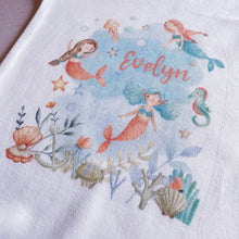 Load image into Gallery viewer, Personalised Mermaid babygrow / Sleepsuit