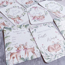 Load image into Gallery viewer, Baby Deer Milestone Cards - Set of 30