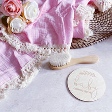 Load image into Gallery viewer, Luxury Baby Pink Blanket Swaddle and Muslin