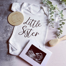 Load image into Gallery viewer, Little sister Personalised Babygro