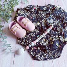 Load image into Gallery viewer, Floral Summer Rompers - Navy