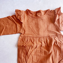 Load image into Gallery viewer, Long sleeved Rompers - Caramel