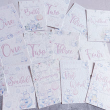 Load image into Gallery viewer, Cute Hippo Milestone Cards - Set of 30