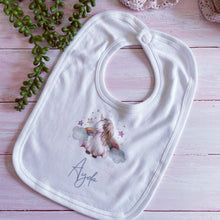 Load image into Gallery viewer, Personalised Unicorn babygrow / Sleepsuit