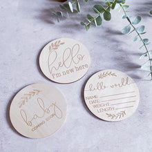 Load image into Gallery viewer, Set of 3 Wooden Milestone Set