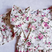Load image into Gallery viewer, Floral Summer Rompers - Natural