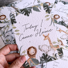 Load image into Gallery viewer, Safari Jungle Milestone Cards - Set of 30