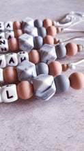 Load image into Gallery viewer, Dummy Clip and Teether Set - Soft peach - Hopes, Dreams & Jellybeans
