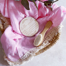 Load image into Gallery viewer, Luxury Baby Pink Blanket Swaddle and Muslin