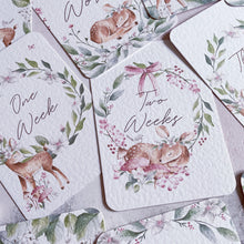 Load image into Gallery viewer, Baby Deer Milestone Cards - Set of 30