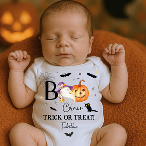Personalised Halloween T-Shirt, Pumpkin Patch Tee, Custom Trick or Treat Tee, Spooky Tee, Too Cute to Spook, Boo Bag Gift, Girls Halloween Tee