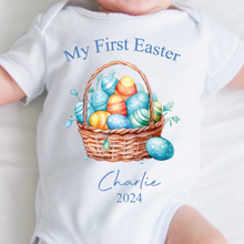 Load image into Gallery viewer, Easter Babygrow, Easter Sleepsuit, My 1st Easter, My First Easter, Babies first Easter sleepsuit, Easter baby outfit, New baby gift Vest
