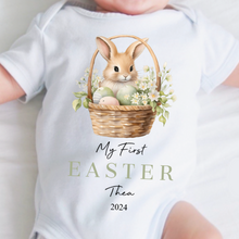 Load image into Gallery viewer, Easter Babygrow, Easter Sleepsuit, My 1st Easter, My First Easter, Babies first Easter sleepsuit, Easter baby outfit, New baby gift Vest
