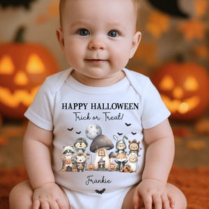 Personalised First Halloween Baby Vest My first Halloween Babygrow Pumpkin Baby's First Halloween Trick or Treat 1st Halloween Personalised Romper