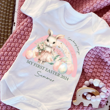 Load image into Gallery viewer, Easter Babygrow, Easter Sleepsuit, My 1st Easter, My First Easter, Babies first Easter sleepsuit, Easter baby outfit, New baby gift Vest
