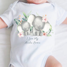 Load image into Gallery viewer, I Love My Mummy Baby Vest, Personalised Sleepsuit, Mummy Babygrow, Newborn Pregnancy Announcement Gift, Mummy &amp; Me Onesie, Mummy to be
