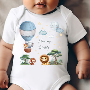 I Love My Grandad Baby Vest, Personalised Babygrow, Grandad Babygrow, Newborn Pregnancy Announcement Gift, Going to be a Grandad, Baby Gift
