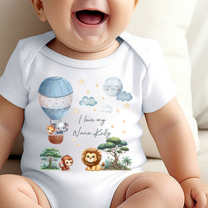 I Love My Grandad Baby Vest, Personalised Babygrow, Grandad Babygrow, Newborn Pregnancy Announcement Gift, Going to be a Grandad, Baby Gift