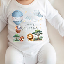 Load image into Gallery viewer, I Love My Grandad Baby Vest, Personalised Babygrow, Grandad Babygrow, Newborn Pregnancy Announcement Gift, Going to be a Grandad, Baby Gift

