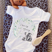 Load image into Gallery viewer, I Love My Mummy Baby Vest, Personalised Babygrow, Auntie Sleepsuit, Newborn Pregnancy Announcement Pjs, Going to be Daddy, Grandparent Gift
