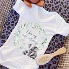 Load image into Gallery viewer, I Love My Mummy Baby Vest, Personalised Babygrow, Auntie Sleepsuit, Newborn Pregnancy Announcement Pjs, Going to be Daddy, Grandparent Gift
