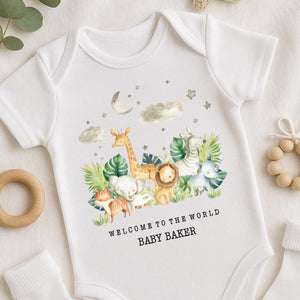 Pregnancy announcement, pregnancy gift, personalised baby vest, bodysuit, baby shower gift, unisex baby gift, personalised sleepsuit, Onesie