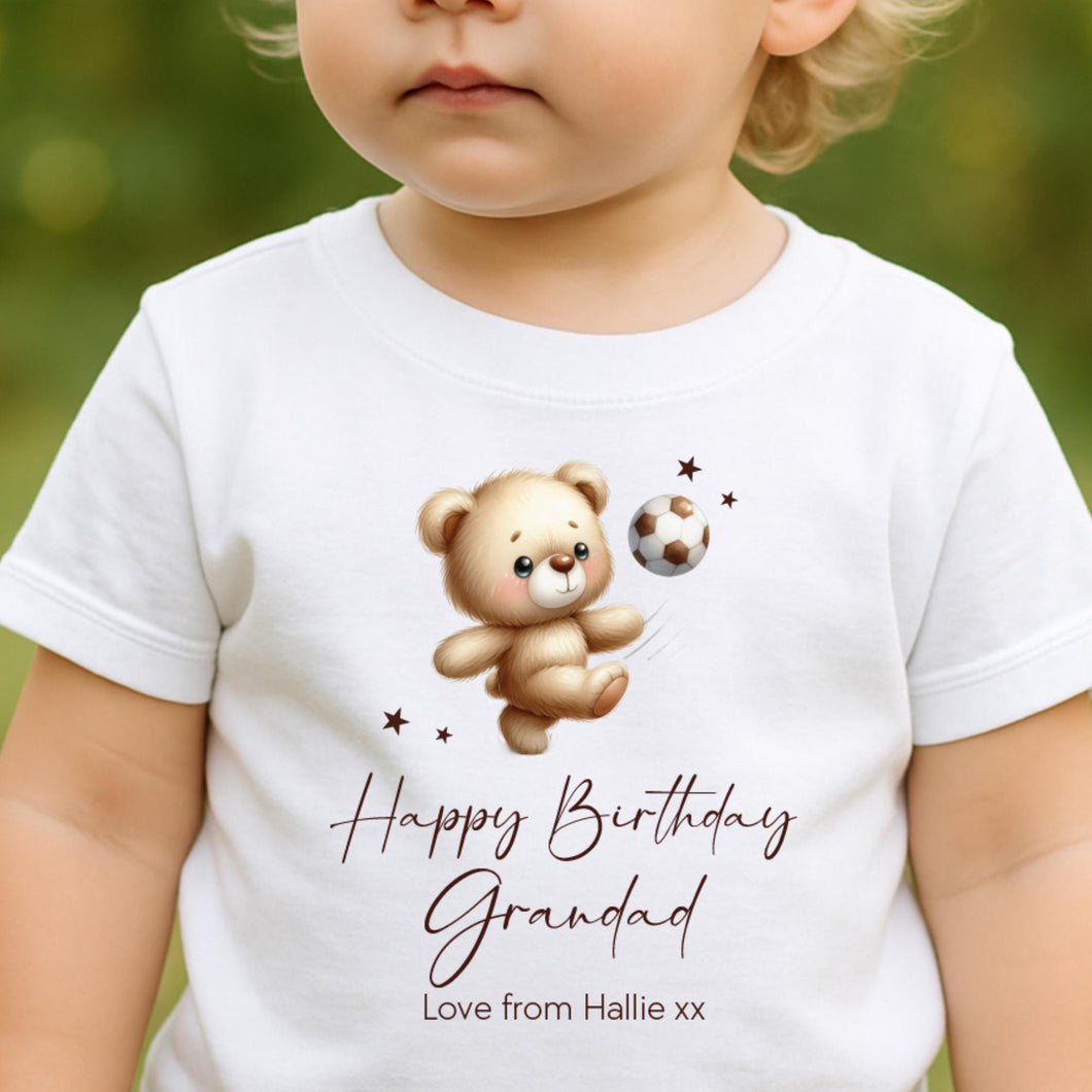 Happy Birthday Grandad T-Shirt, 1st Birthday as My Grandpa, Grandparent Gift, Gramps Birthday, Grandad Birthday, Toddler Tee, Kids Top