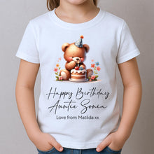 Load image into Gallery viewer, Happy Birthday Nana T-Shirt, 1st Birthday as My Nanny, Grandparent Gift, Grandma Birthday, Granny Birthday, Toddler Tee, Kids Top Clothes
