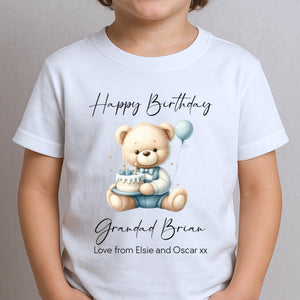 Happy Birthday Daddy T-Shirt, 1st Birthday as My Dad, Parents Gift, Papa Birthday, Dad Birthday, Toddler Tee, Personalised Gift Dad Birthday