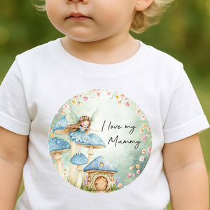 I Love My Mummy Safari T-Shirt, Baby & Kids Tee, Jungle Animal design, Mummy Gift Baby Top, Toddler Children Girls Boys, I love my Mummies