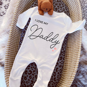 I love you Daddy babygrow / Sleepsuit