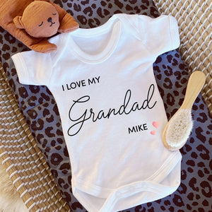 I love you Grandad/Grandma babygrow / Sleepsuit