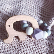 Load image into Gallery viewer, Elephant Mini Teething Ring - Lilac - Hopes, Dreams &amp; Jellybeans 
