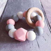 Load image into Gallery viewer, Newborn Mini Teether - Hopes, Dreams &amp; Jellybeans 
