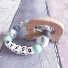 Load image into Gallery viewer, Personalised Elephant Teether
