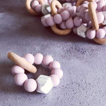 Load image into Gallery viewer, Newborn Mini Teether - Lilac - Hopes, Dreams &amp; Jellybeans 

