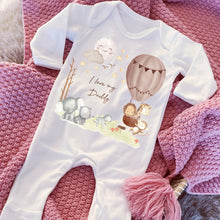 Load image into Gallery viewer, I Love My Grandma Baby Vest, Personalised Sleepsuit, Granny Babygrow, Newborn Pregnancy Announcement Gift, Going to be an Grandparent, Gran
