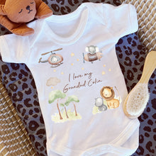 Load image into Gallery viewer, I Love My Uncle Baby Vest, Personalised Sleepsuit, Uncle Babygrow, Newborn Pregnancy Announcement Gift, Going to be an Uncle, Uncle to be
