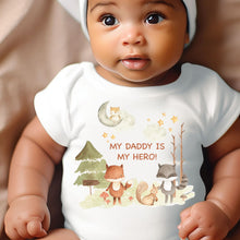 Load image into Gallery viewer, I Love My Daddy Baby Vest, Daddy is my Hero, Daddy Babygrow, Newborn Pregnancy Announcement Gift, Going to be a Daddy, New Dad Gift, Daddy
