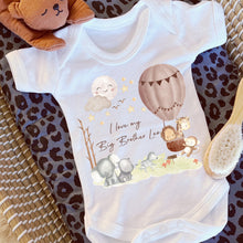 Load image into Gallery viewer, I Love My Big Brother Baby Vest, Personalised Sleepsuit, Brother Babygrow, Newborn Pregnancy Announcement Gift, Going to be a Big Brother
