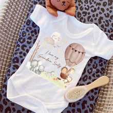 Load image into Gallery viewer, I Love My Grandma Baby Vest, Personalised Sleepsuit, Granny Babygrow, Newborn Pregnancy Announcement Gift, Going to be an Grandparent, Gran
