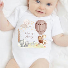 Load image into Gallery viewer, I Love My Grandma Baby Vest, Personalised Sleepsuit, Granny Babygrow, Newborn Pregnancy Announcement Gift, Going to be an Grandparent, Gran
