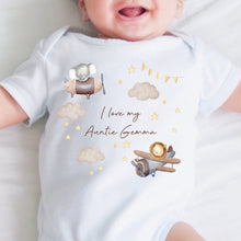 Load image into Gallery viewer, I Love My Big Brother Baby Vest, Personalised Sleepsuit, Brother Babygrow, Newborn Pregnancy Announcement Gift, Going to be a New Brother
