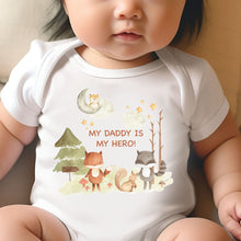 Load image into Gallery viewer, I Love My Daddy Baby Vest, Daddy is my Hero, Daddy Babygrow, Newborn Pregnancy Announcement Gift, Going to be a Daddy, New Dad Gift, Daddy
