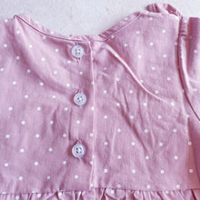Load image into Gallery viewer, Long sleeved Rompers - Pink Spotty
